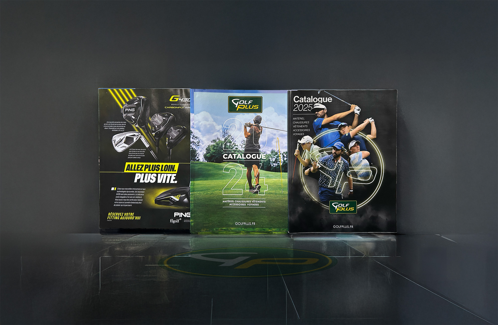 Golf Plus - Scène de collage d'affiches